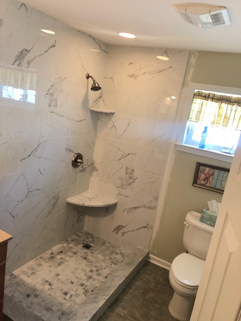 Bathroom Remodeling at Lake Como residence in Belmar, New Jersey