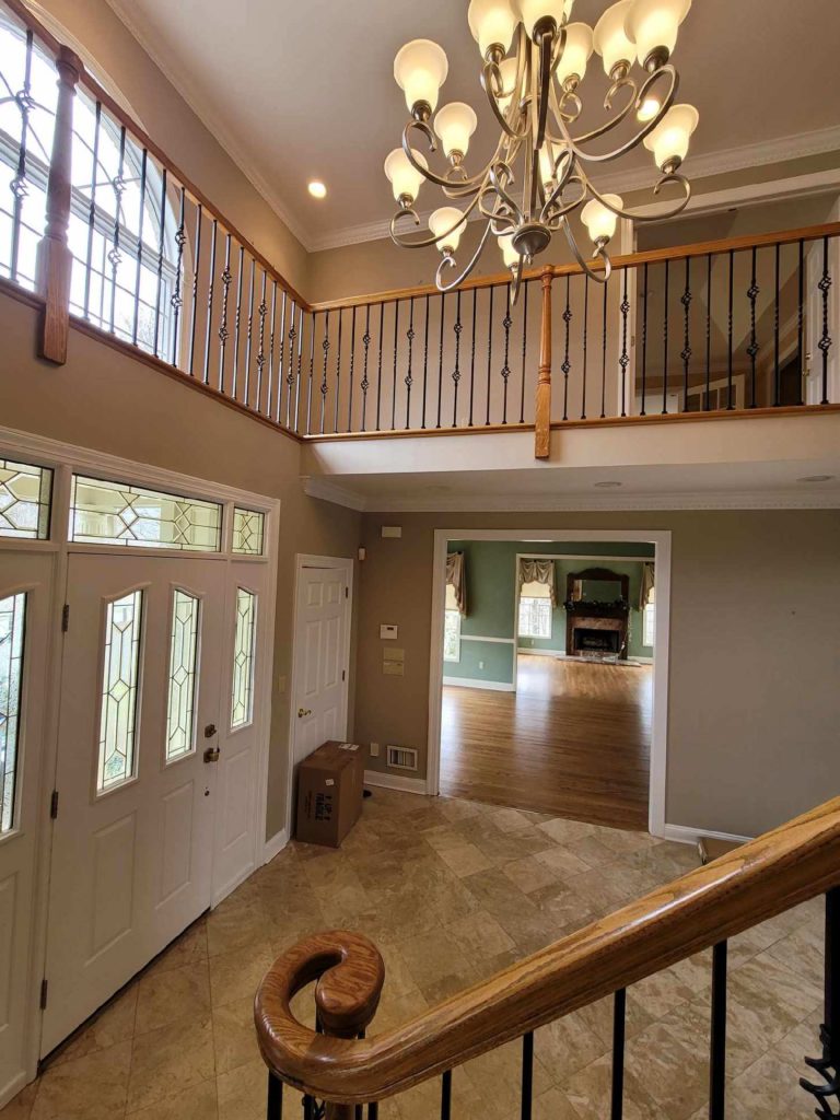 Refinishing Staircase and Railings in Howell, New Jersey